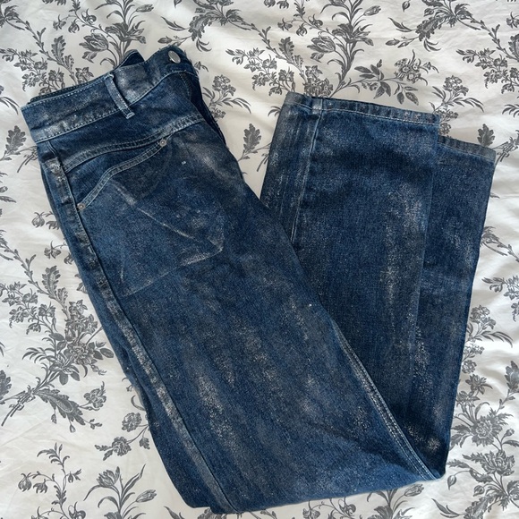 Shiny blue jeans - Picture 3 of 4